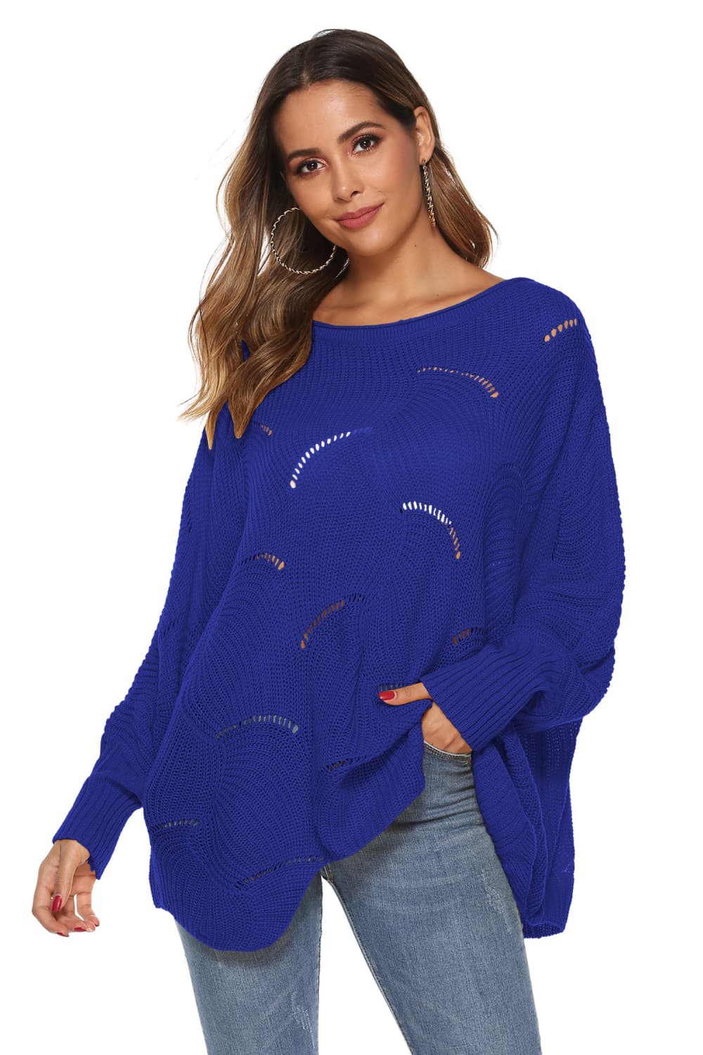 To the Nines Sweater- 6 Colors (Black, Royal Blue, Pink, White, Banana, Gray)