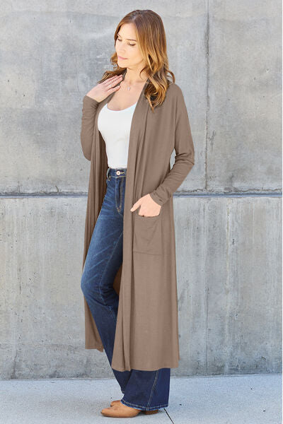 Everyday Life Cardigan- 5 Colors (Black, Chestnut, Navy, Blue, Mocha)