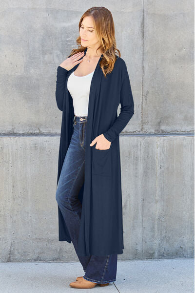 Everyday Life Cardigan- 5 Colors (Black, Chestnut, Navy, Blue, Mocha)
