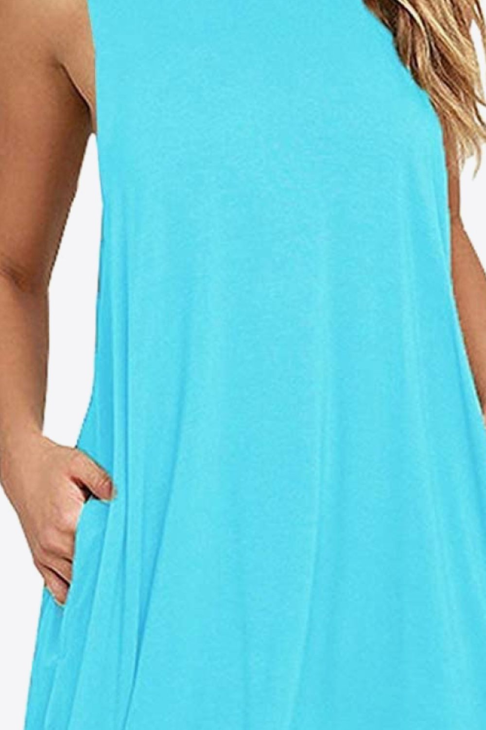 Simple Breeze Dress- 6 Colors (Black, Pastel Blue, Aqua, Army Green, Wine, Turquoise)