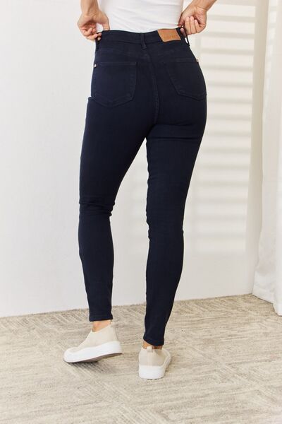 The Knott- Navy Tummy Control Judy Blue Skinny Jeans