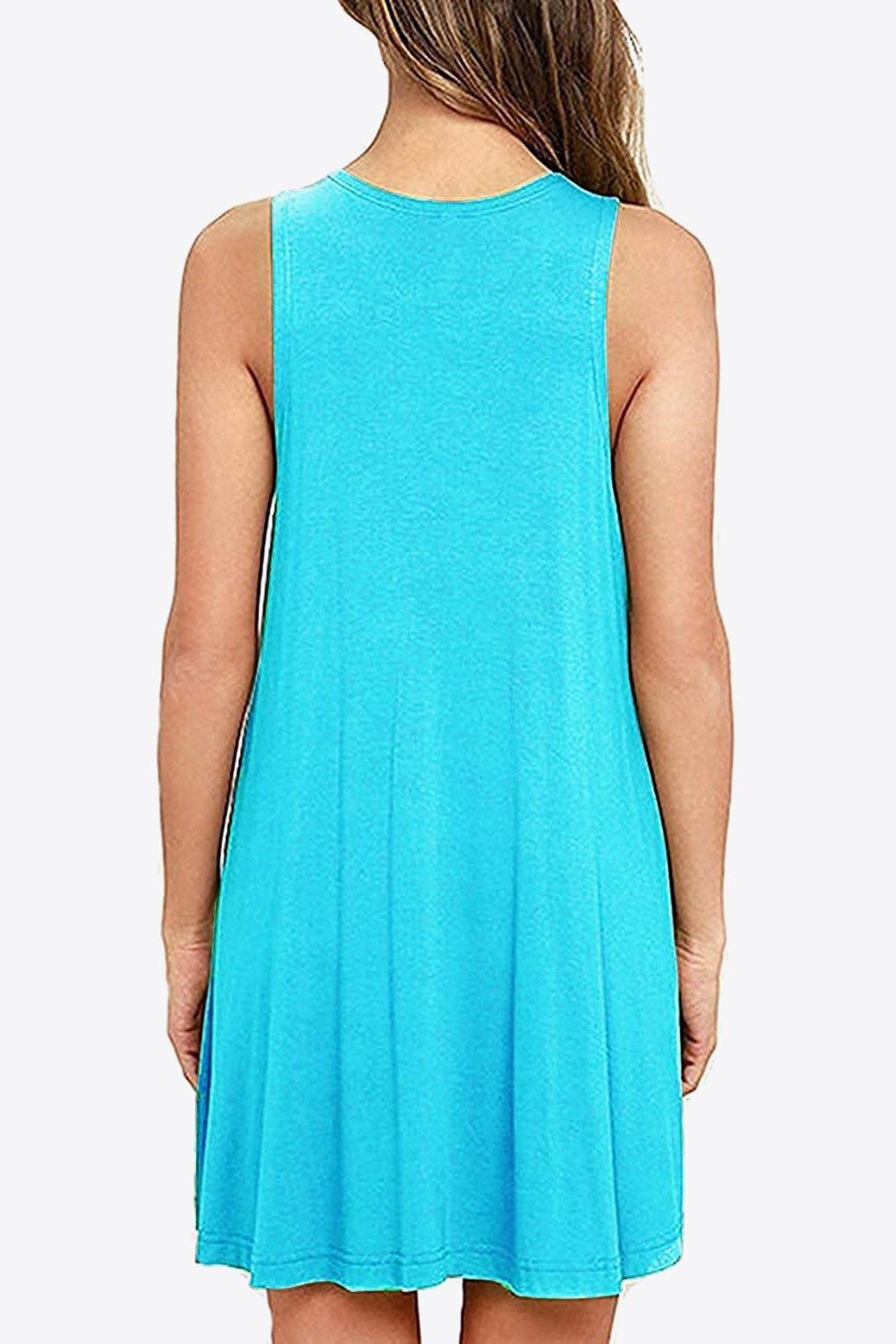 Simple Breeze Dress- 6 Colors (Black, Pastel Blue, Aqua, Army Green, Wine, Turquoise)