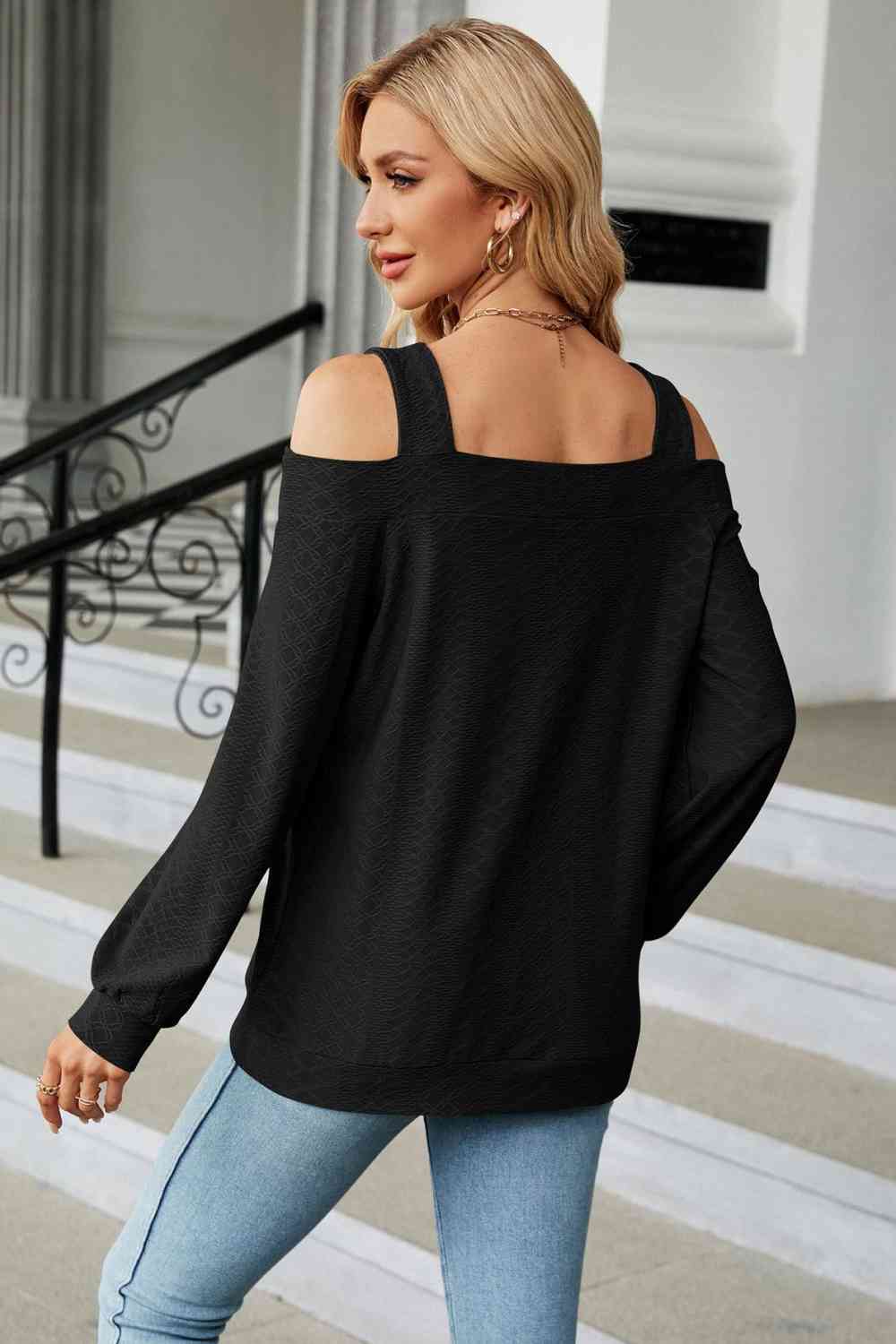 A Texture in Time Blouse- 8 Colors (Pink, Navy, Black, Chestnut, Sage, Wine, Cream, Blush)