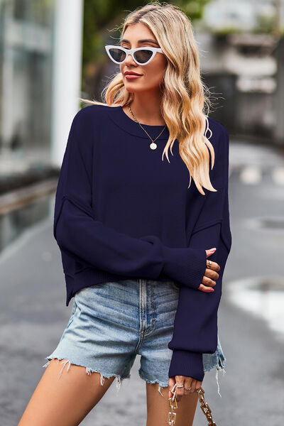 Playing Favorites Sweater- 11 Colors (Raspberry, Navy, White, Black, Gray, Tan, Sky Blue, Green, Coral, Yellow, Ochre)