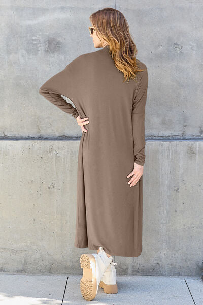 Everyday Life Cardigan- 5 Colors (Black, Chestnut, Navy, Blue, Mocha)