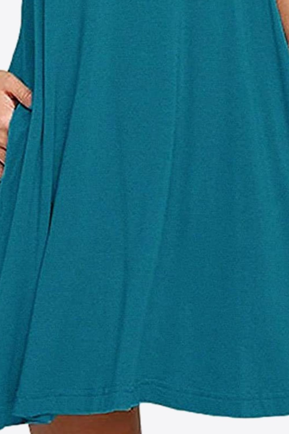 Simple Breeze Dress- 6 Colors (Black, Pastel Blue, Aqua, Army Green, Wine, Turquoise)
