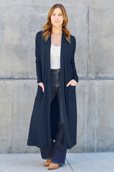 Everyday Life Cardigan- 5 Colors (Black, Chestnut, Navy, Blue, Mocha)