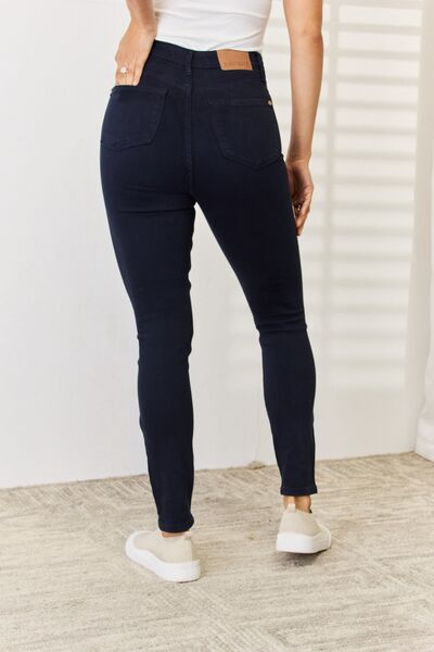 The Knott- Navy Tummy Control Judy Blue Skinny Jeans