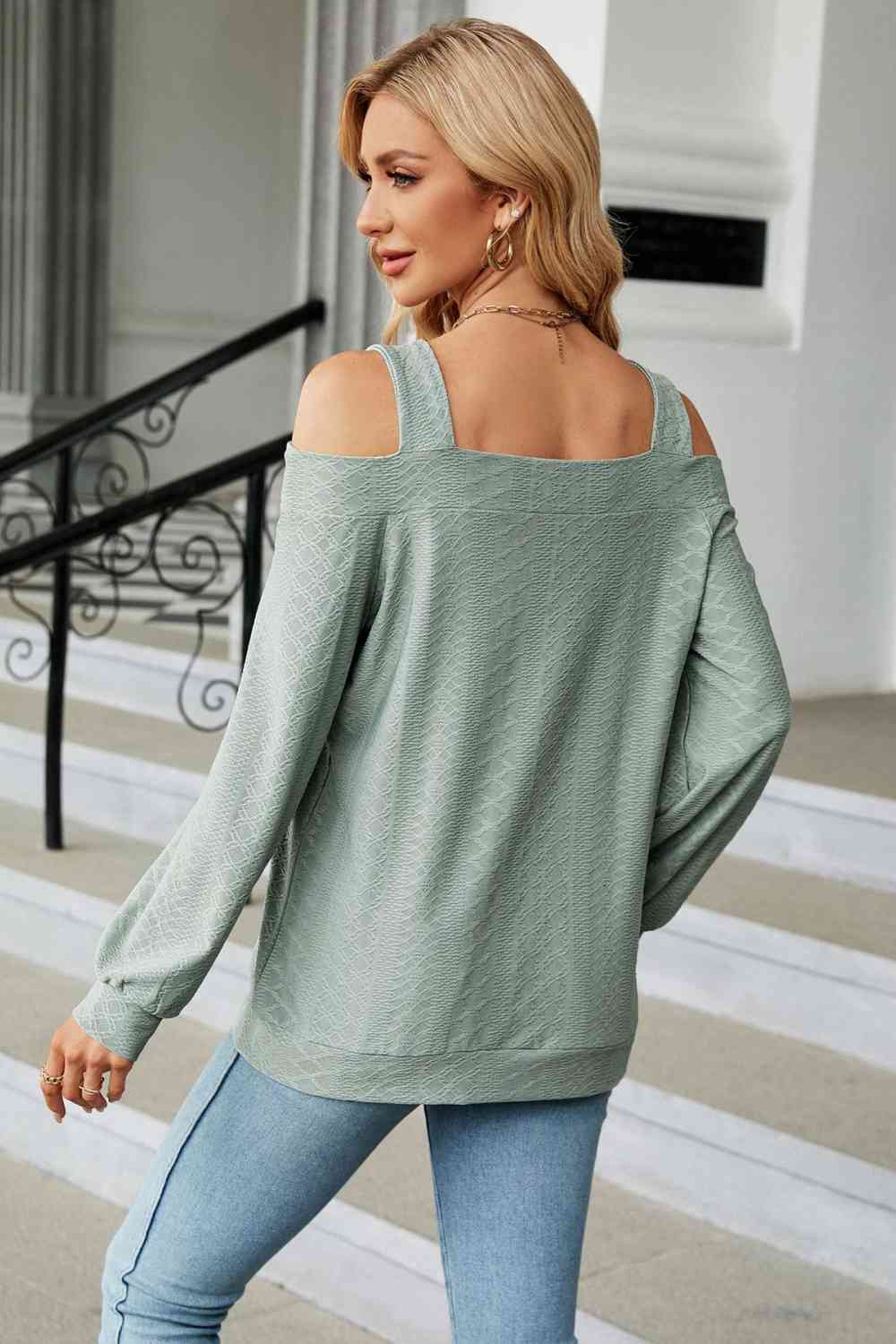A Texture in Time Blouse- 8 Colors (Pink, Navy, Black, Chestnut, Sage, Wine, Cream, Blush)