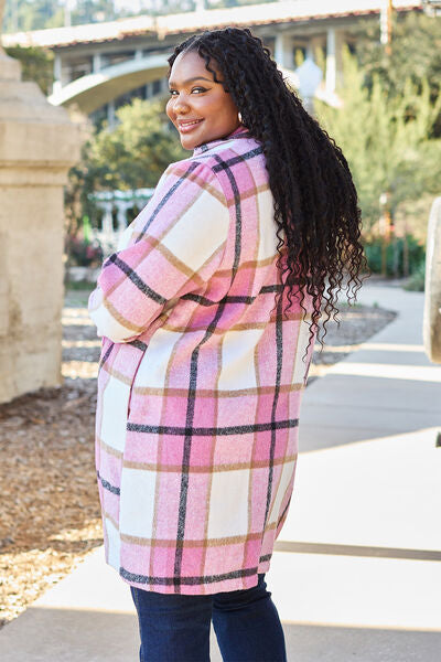 Business Days Coat- 8 Colors (Pink, Blue, Green, Black, Red, Plaid, Violet)