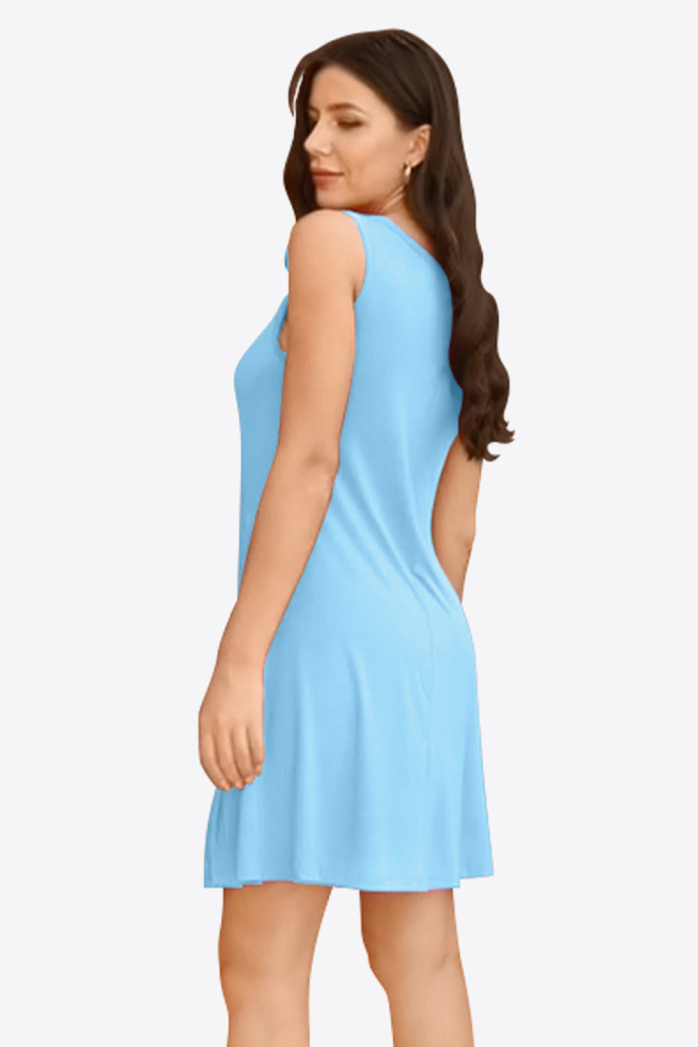 Simple Breeze Dress- 6 Colors (Black, Pastel Blue, Aqua, Army Green, Wine, Turquoise)