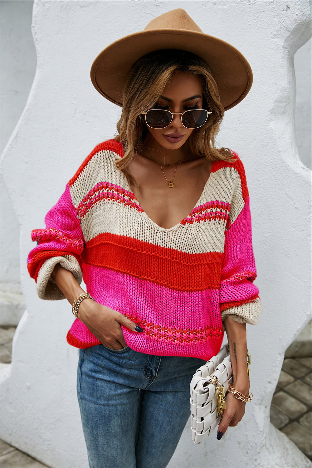 Warms My Soul Sweater- 4 Colors (Ginger, Grey, Hot Pink, Khaki)