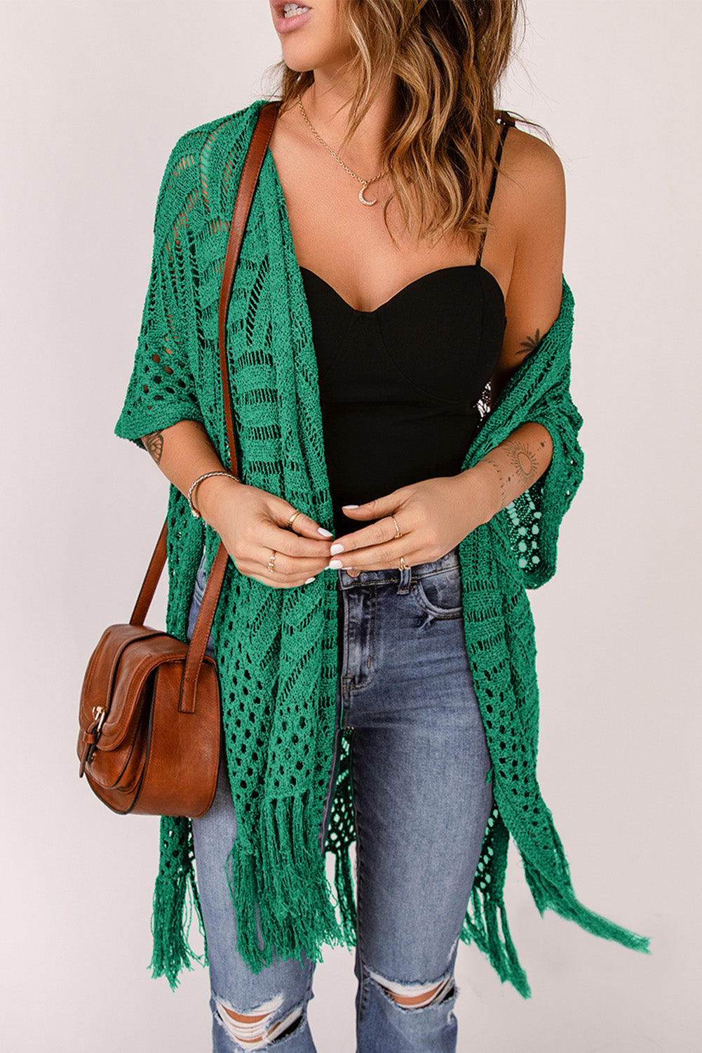 Somewhere on the Beach Cardigan- 5 Colors (White, Misty Blue, Navy, Lavender, Green)