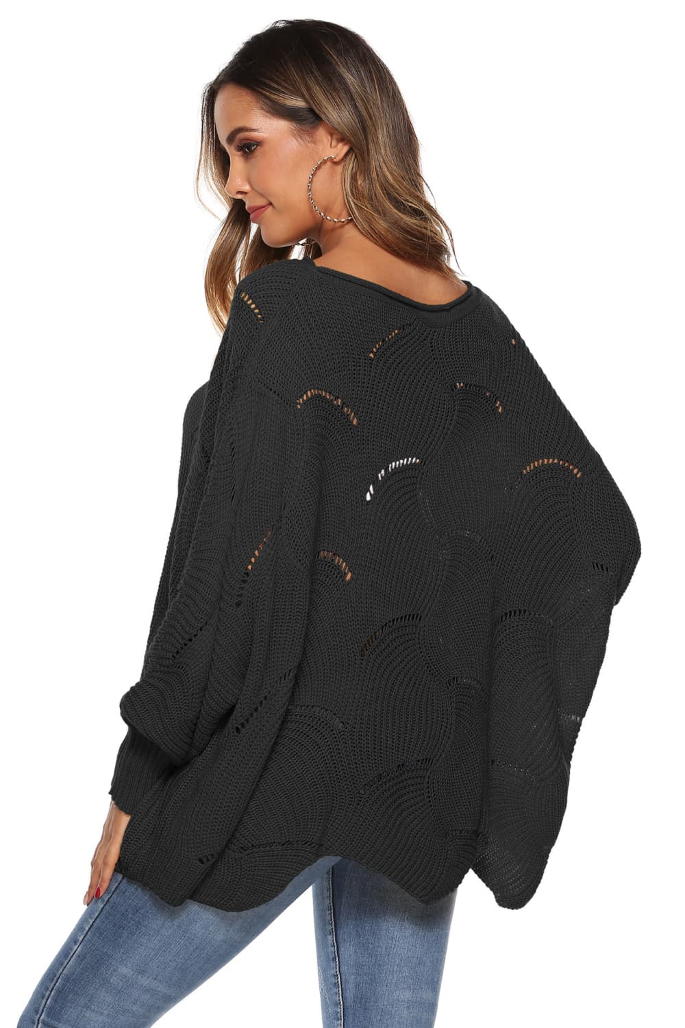 To the Nines Sweater- 6 Colors (Black, Royal Blue, Pink, White, Banana, Gray)