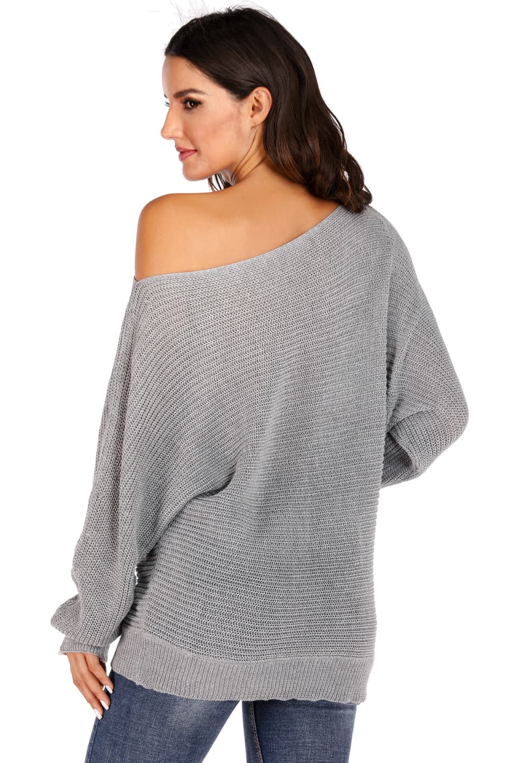Dolman Days Sweater- 2 Colors (White, Gray)