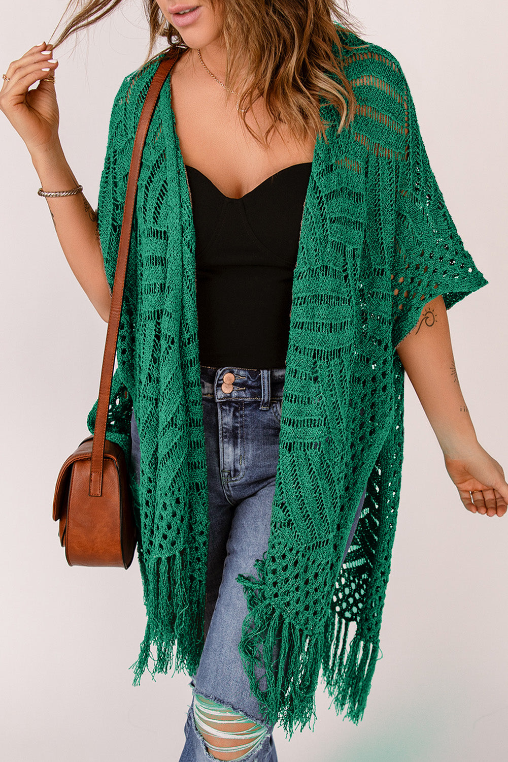Somewhere on the Beach Cardigan- 5 Colors (White, Misty Blue, Navy, Lavender, Green)
