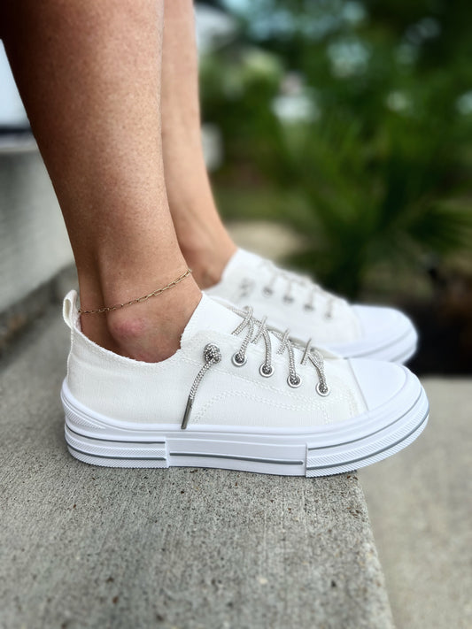 Hometown Honey Sneakers- White