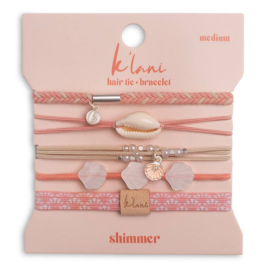 Shimmer: K'lani hair tie & bracelets RESTOCK