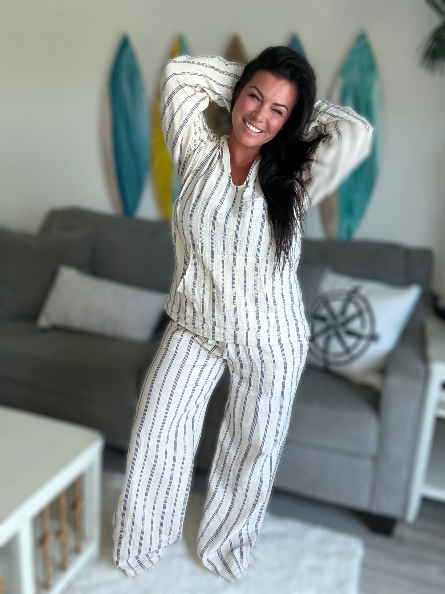 Sailor Stripe Cabana Pants s4567