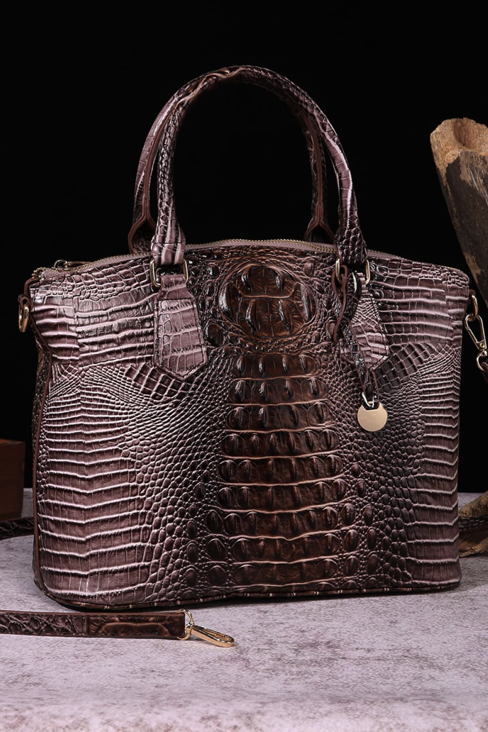 Ombre Vegan Leather Handbag - 9 Colors