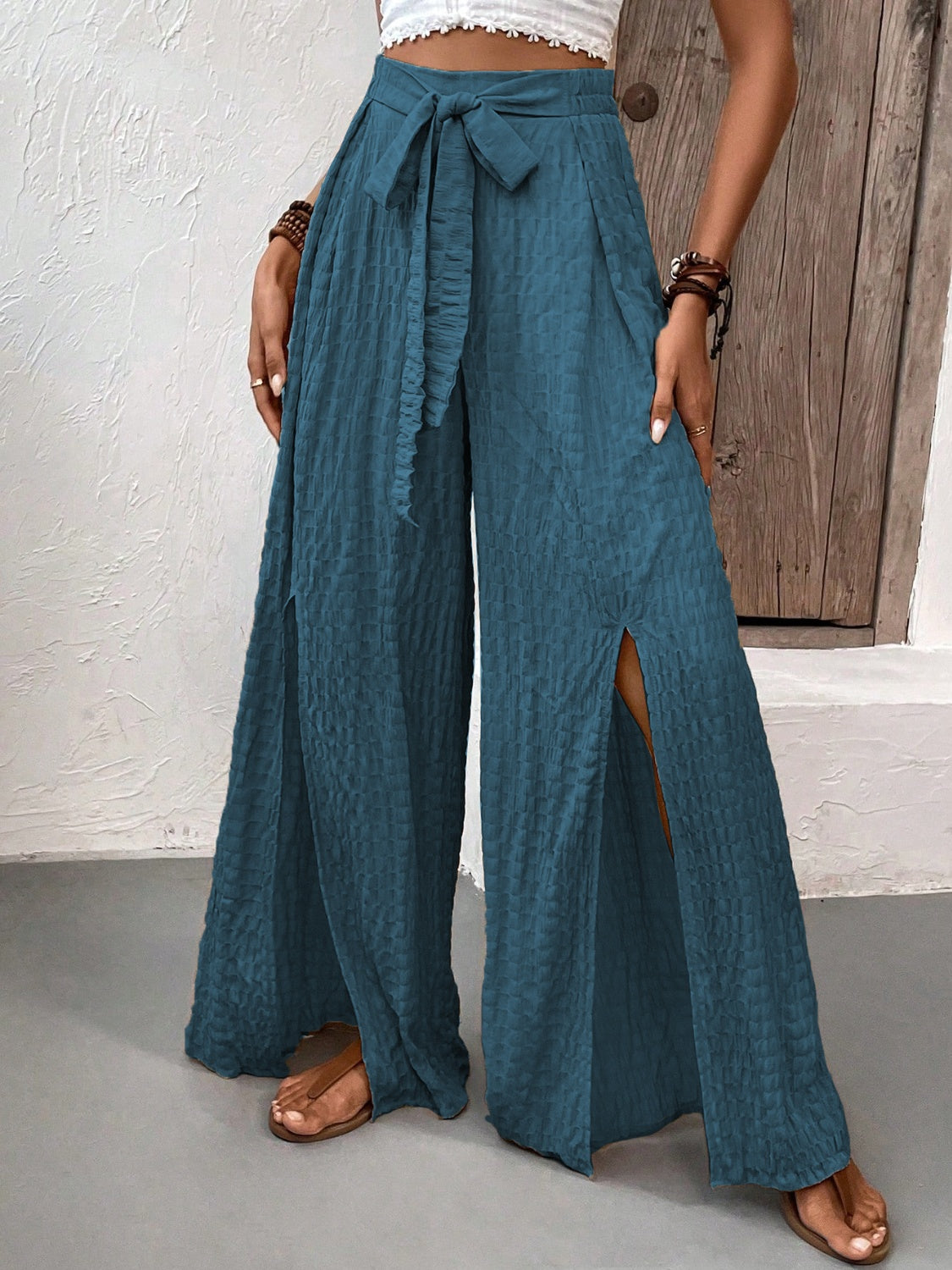 2 Colors- Elevate Me Wide Leg Pants