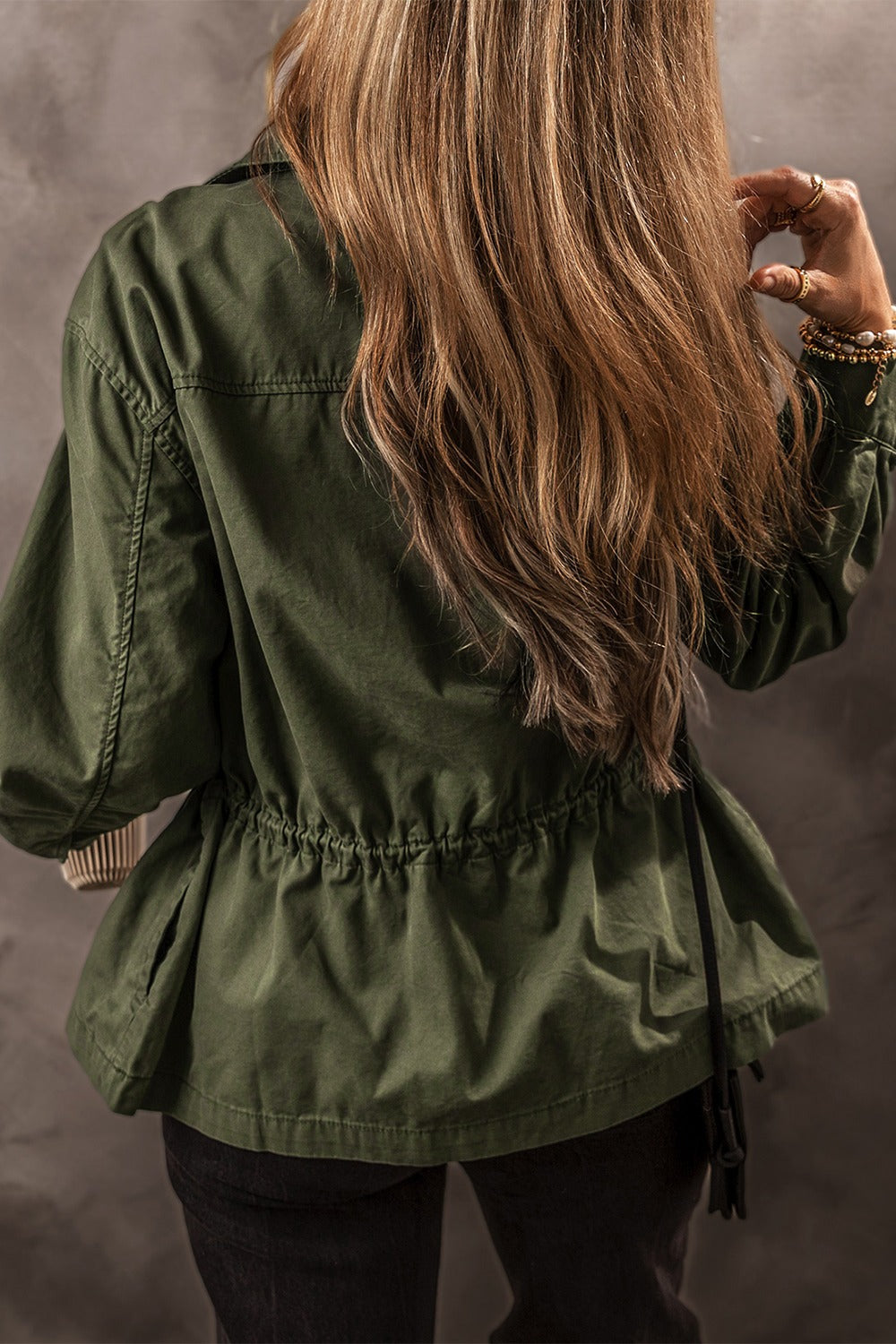 Feeling the Heat Jacket- Army Green