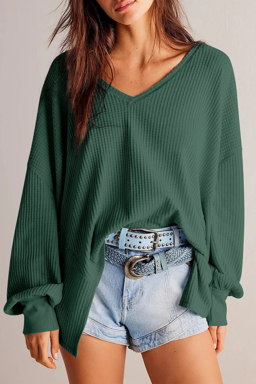 Love It Or Leave It Knit Long Sleeve Top