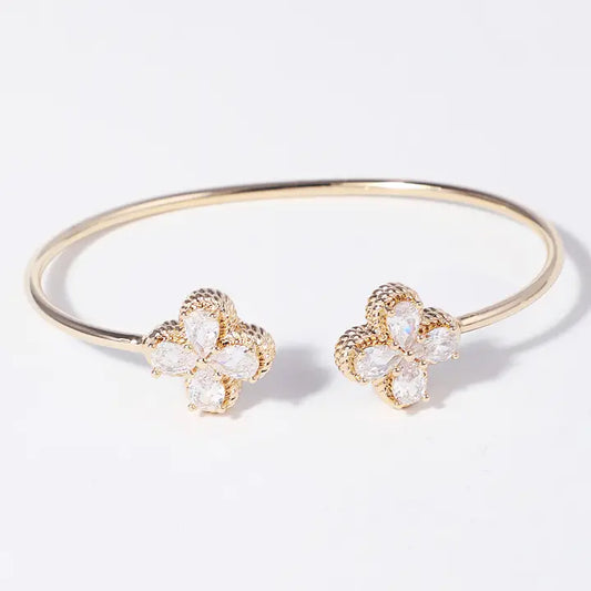 Diamond Digger Adjustable Bracelet- Gold Digger Gold