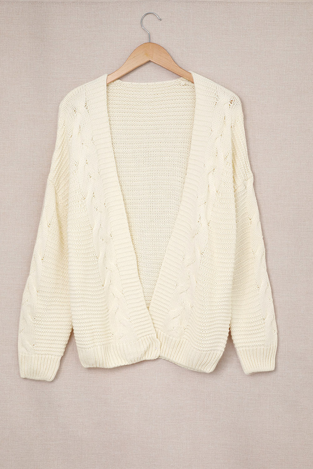 Cable-Knit Cardi