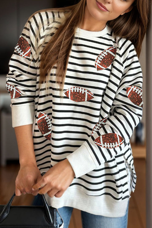 Sunday Diva Sequin Football Shirt