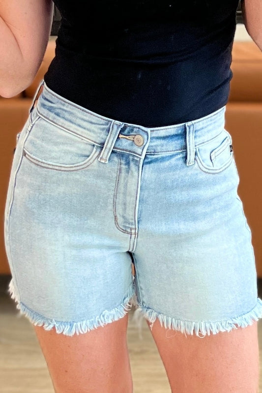 Mid Thigh Judy Blue Shorts