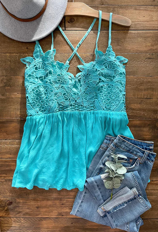 Sweet in Lace Tank
