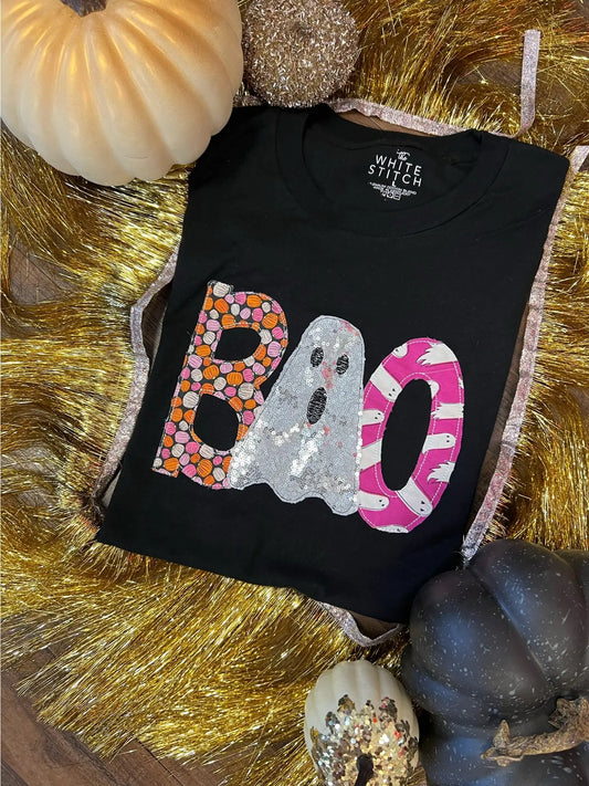 Embroidered Boo Tee