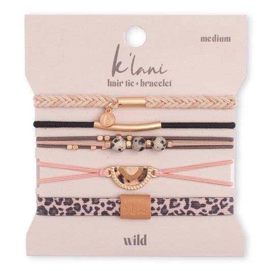 Wild: K'lani hair tie & bracelets