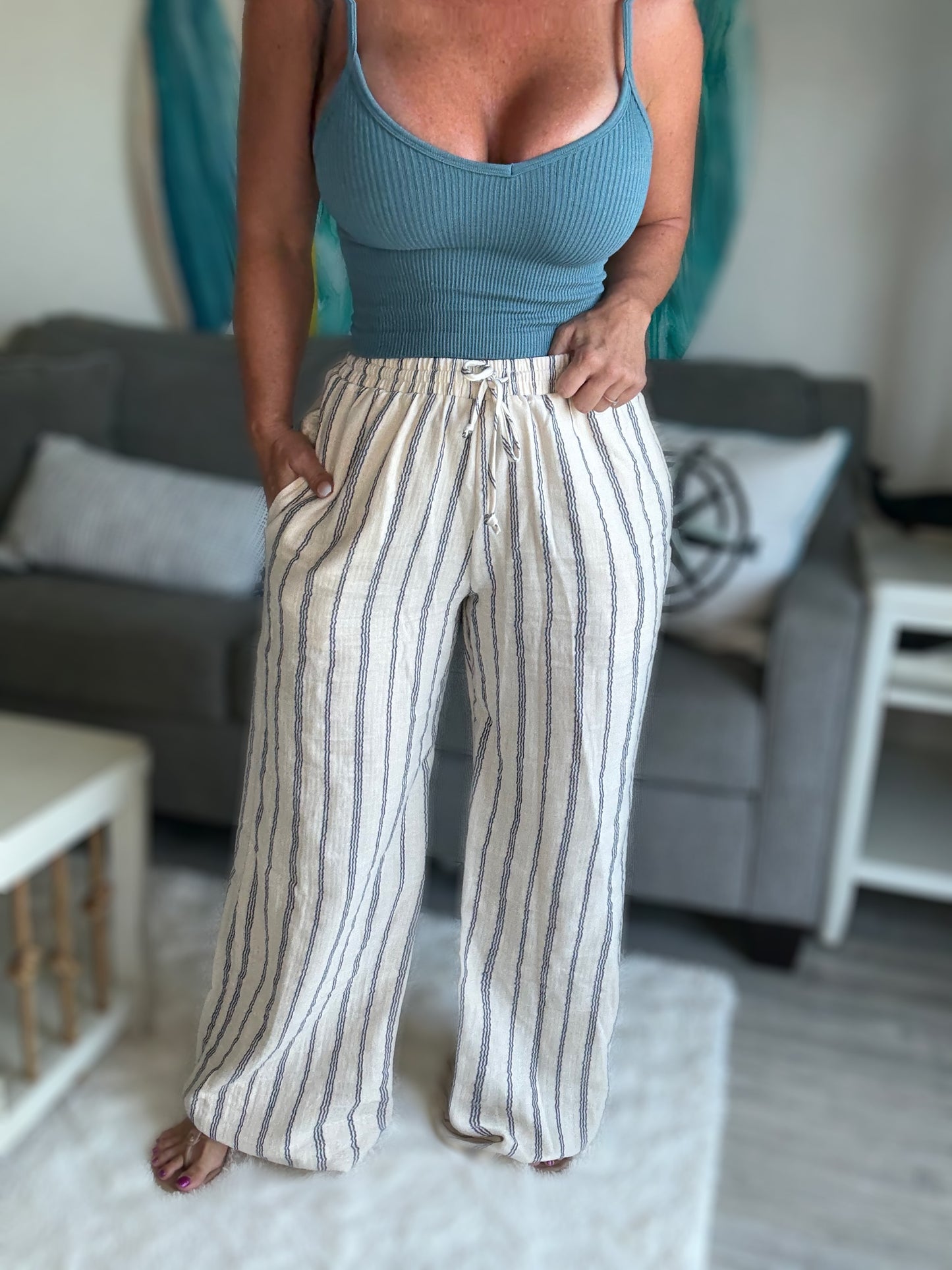 Sailor Stripe Cabana Pants s4567