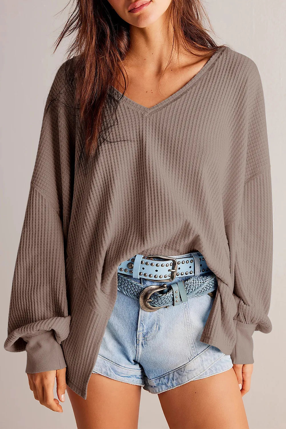 Love It Or Leave It Knit Long Sleeve Top