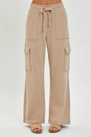 Step It Up Cargo Pants- Sand