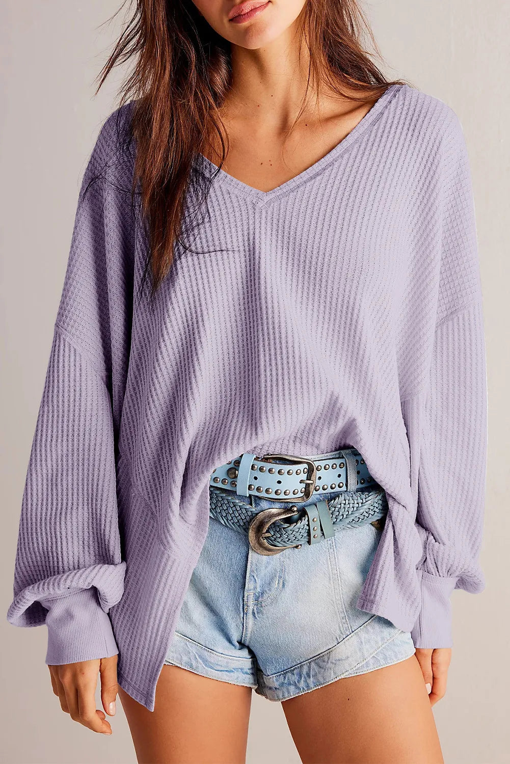 Love It Or Leave It Knit Long Sleeve Top