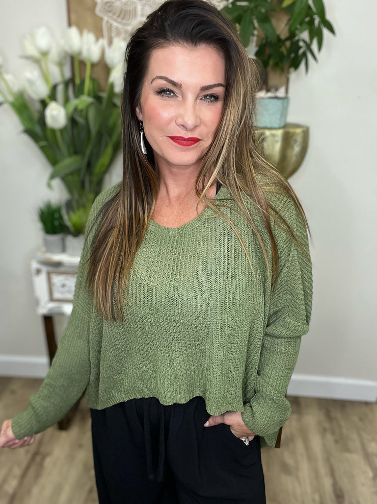 High-Low Honey Sweater- 3 Colors