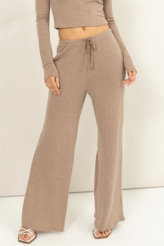 Knit Pants- Tan