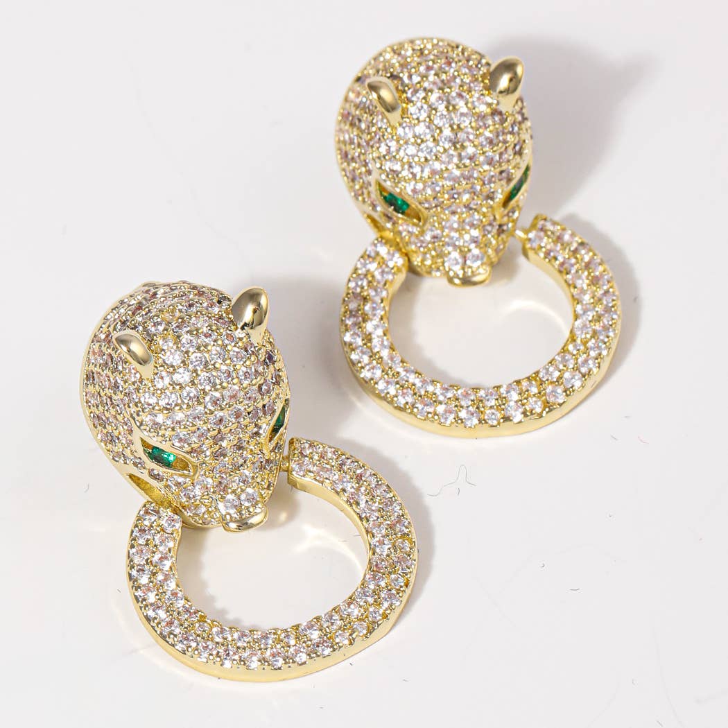 Cartier Queen Earrings- Gold