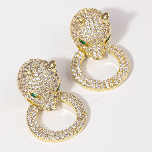 Cartier Queen Earrings- Gold