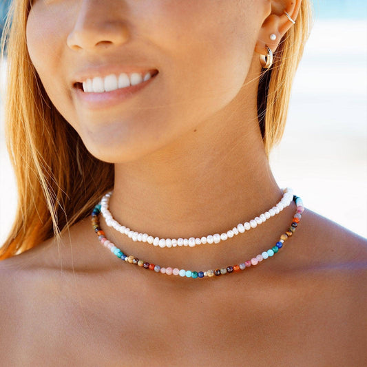 Champagne Problems Healing Pearl Necklace