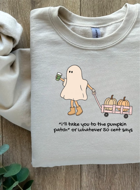 50 cent’s Pumpkin Patch Crewneck- Tan