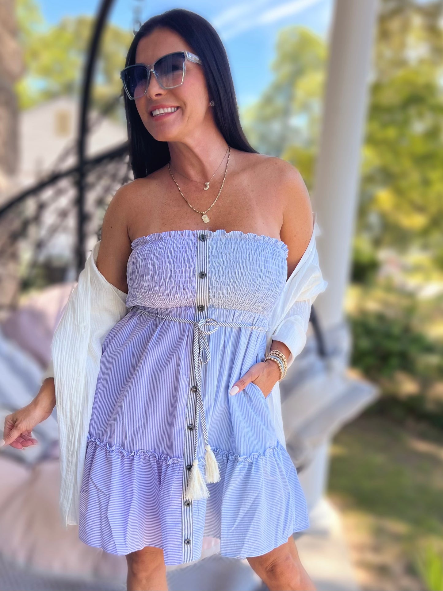 In A Lavender Farm Dress