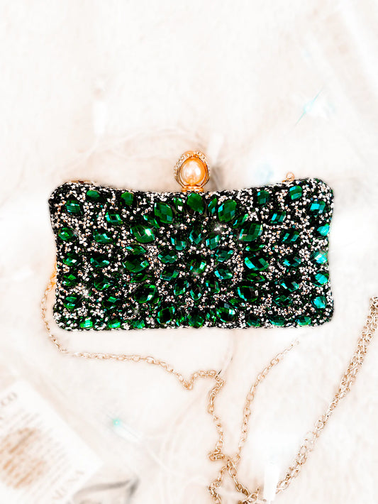 Green Showstopper Clutch