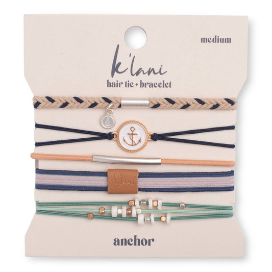 K'Lani Hair Tie/ Bracelets: Anchor