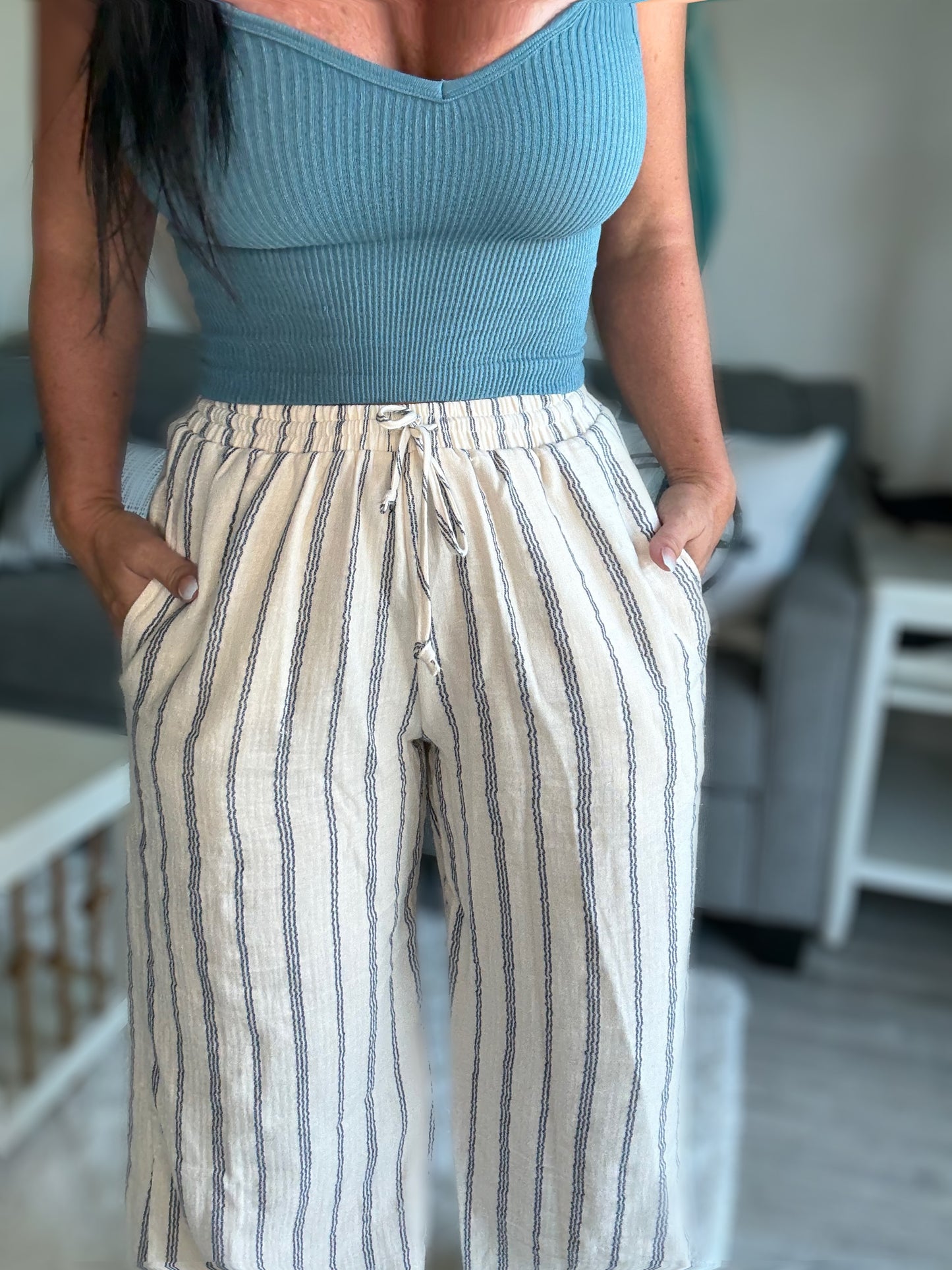 Sailor Stripe Cabana Pants s4567