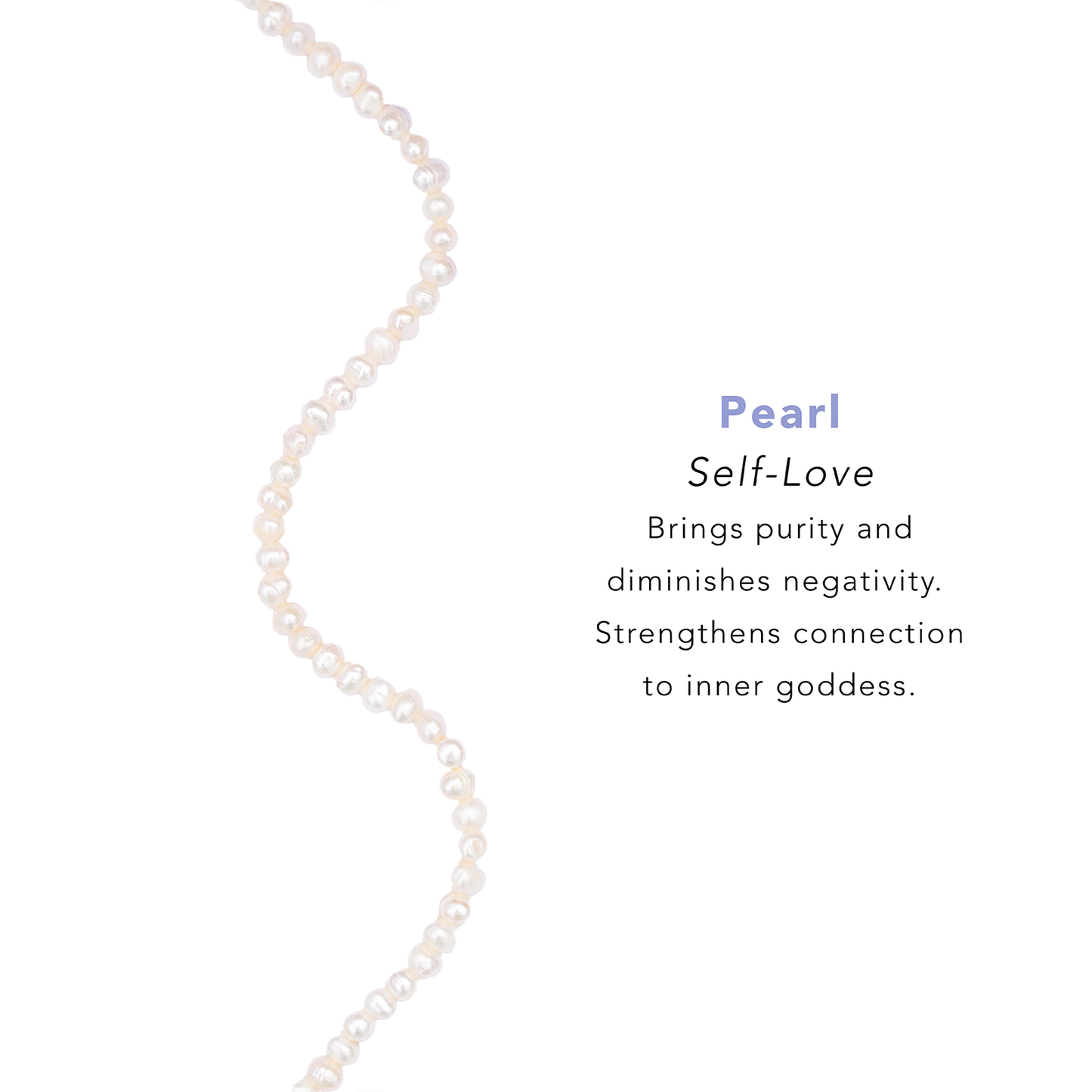 Champagne Problems Healing Pearl Necklace