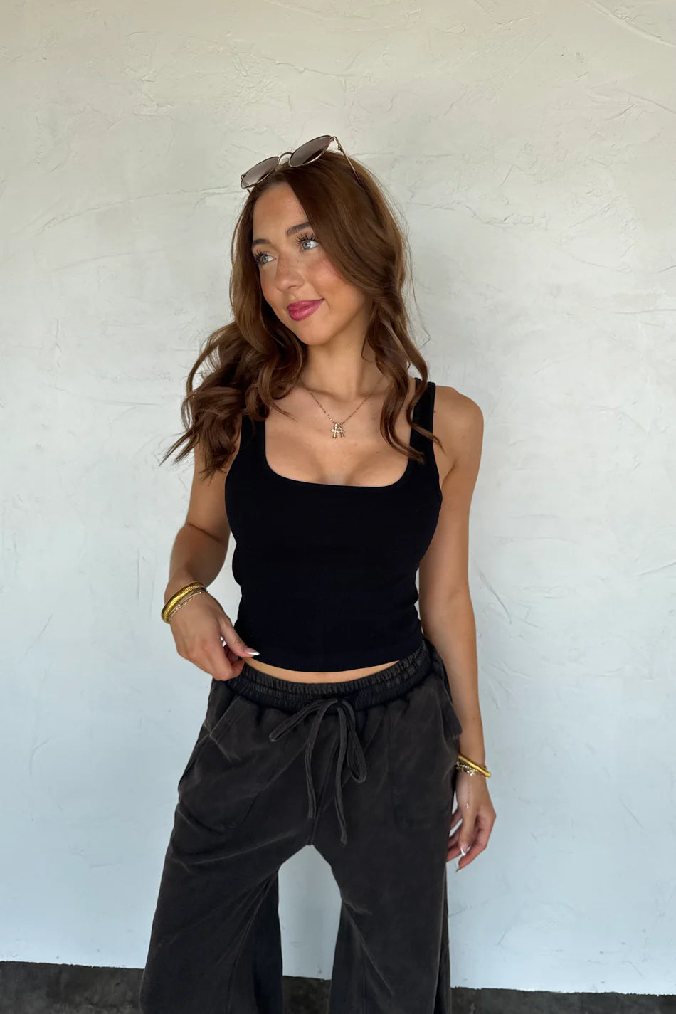 Everywhere Tank- Black PREORDER BB782